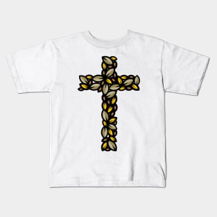 The cross is a symbol of the crucifixion of the Son of God for the sins of mankind. Kids T-Shirt